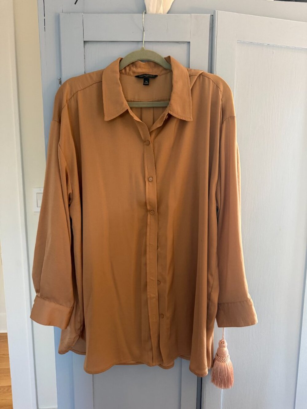 Banana Republic Golden "Silky Classic Shirt"